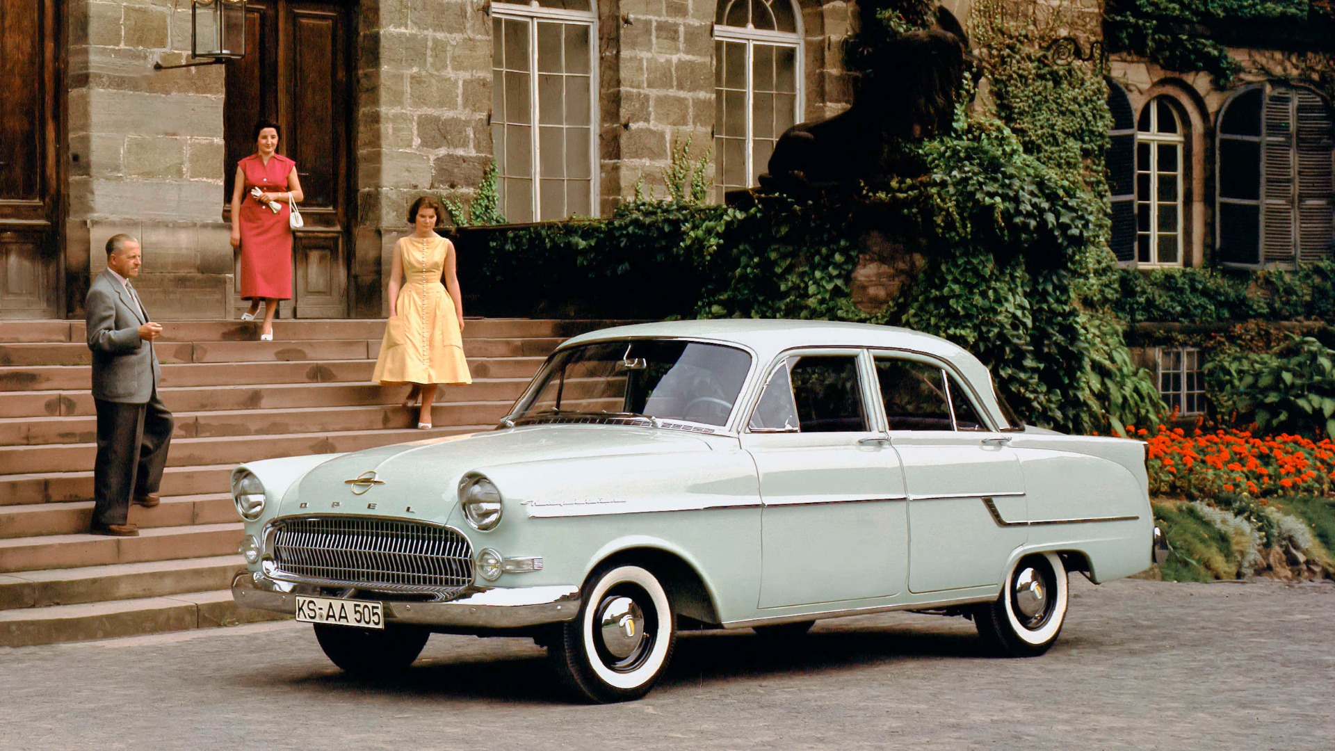 Автомобіль Opel Kapitän L зразка 1956 року