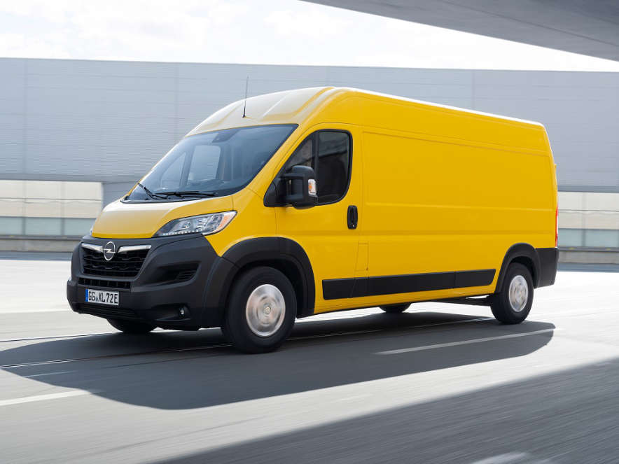 Opel Movano, вигляд з лівого боку