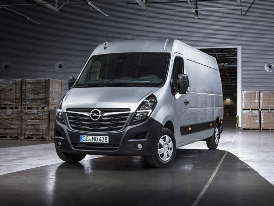 Opel Movano, вигляд спереду