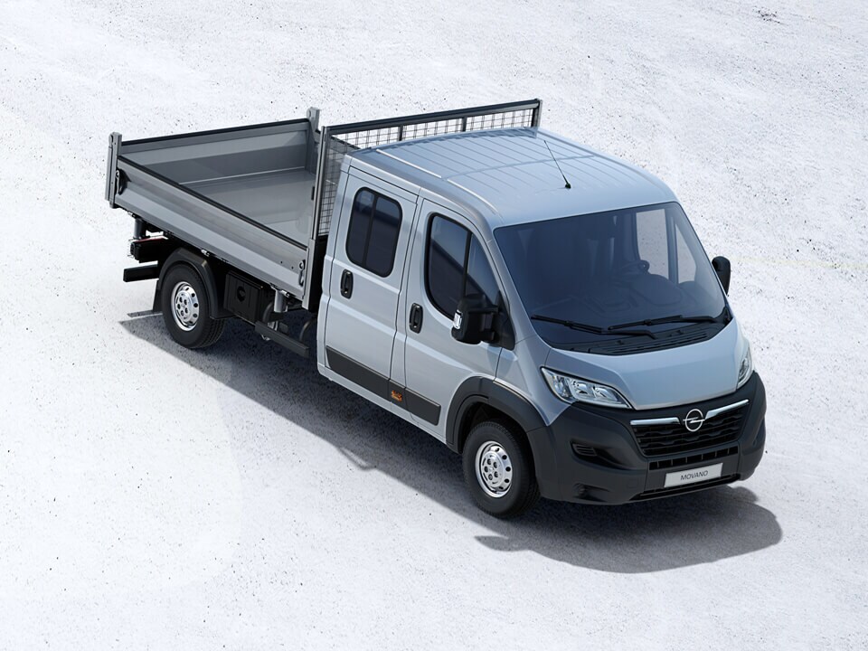 Opel Movano, бортовий з подвійною кабіною